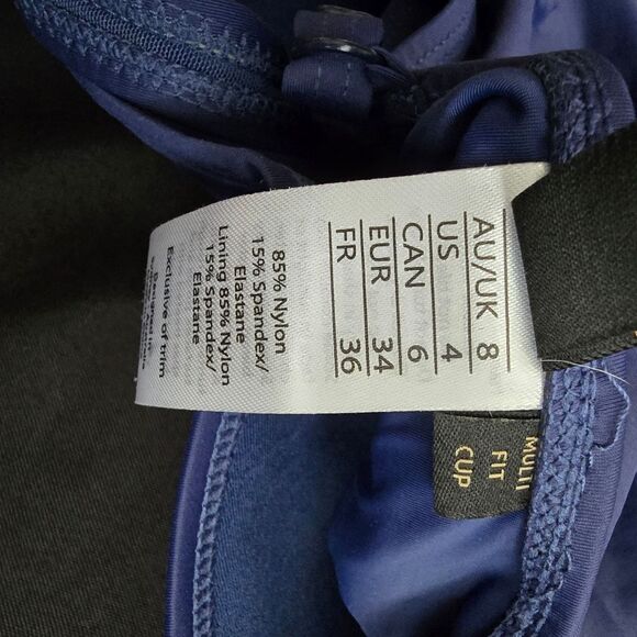 NipTuck Navy Blue One-Piece Swimsuit - Picture 4 of 8